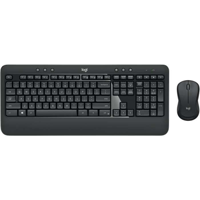 Kit Teclado e Mouse MK540 Advanced sem fio Layout ABNT2 Ambidestro Logitech