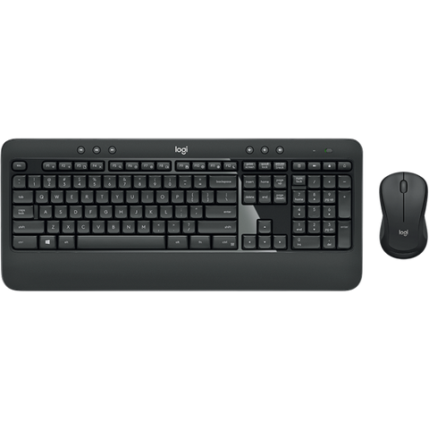 Kit Teclado e Mouse MK540 Advanced sem fio Layout ABNT2 Ambidestro Logitech