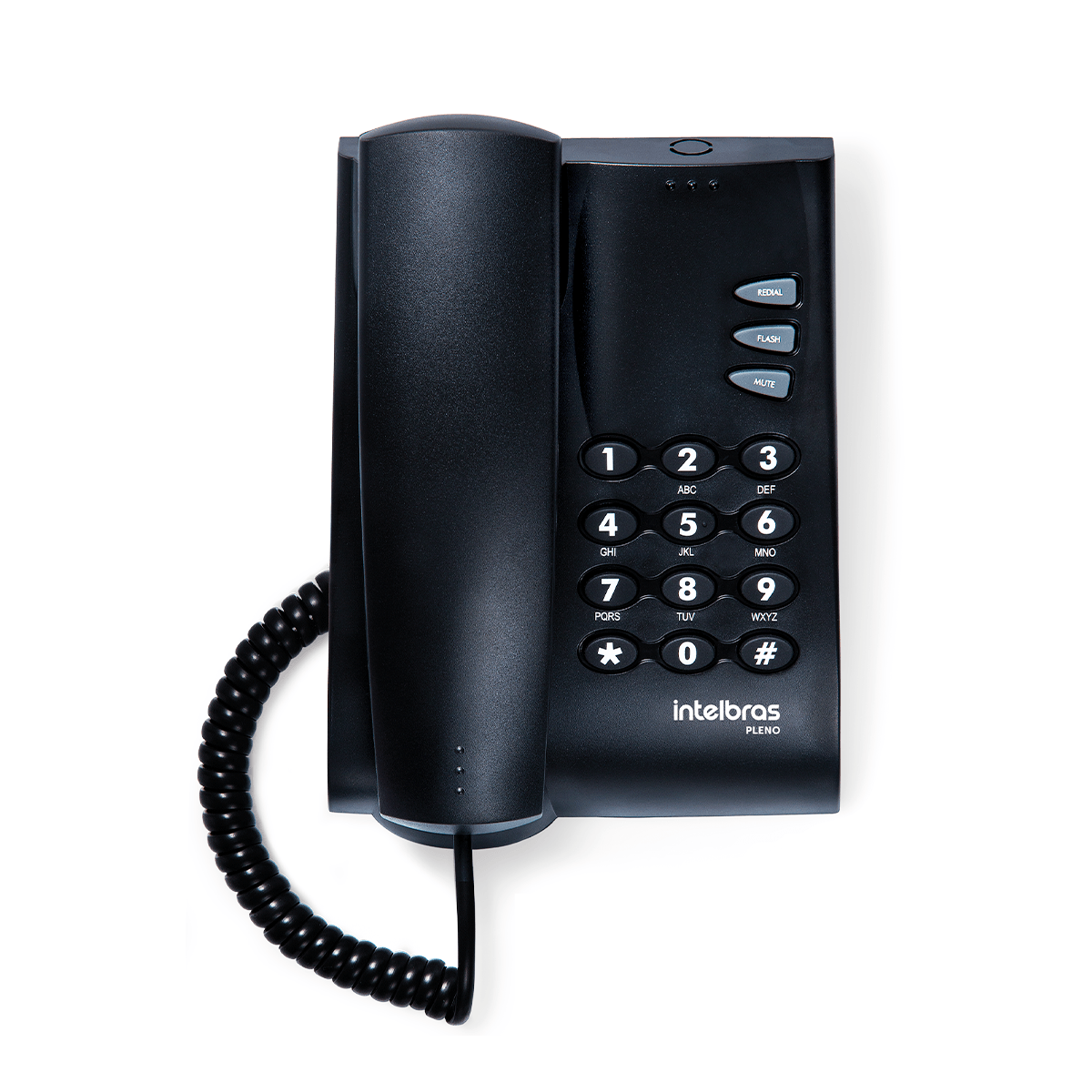 Telefone Pleno Intelbras Com Fio Preto