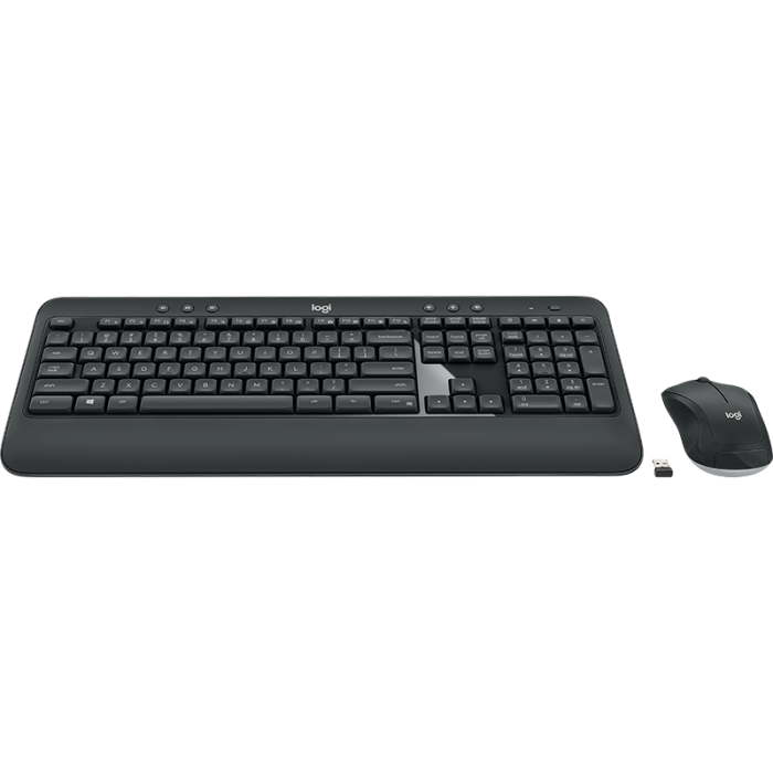 Kit Teclado e Mouse MK540 Advanced sem fio Layout ABNT2 Ambidestro Logitech