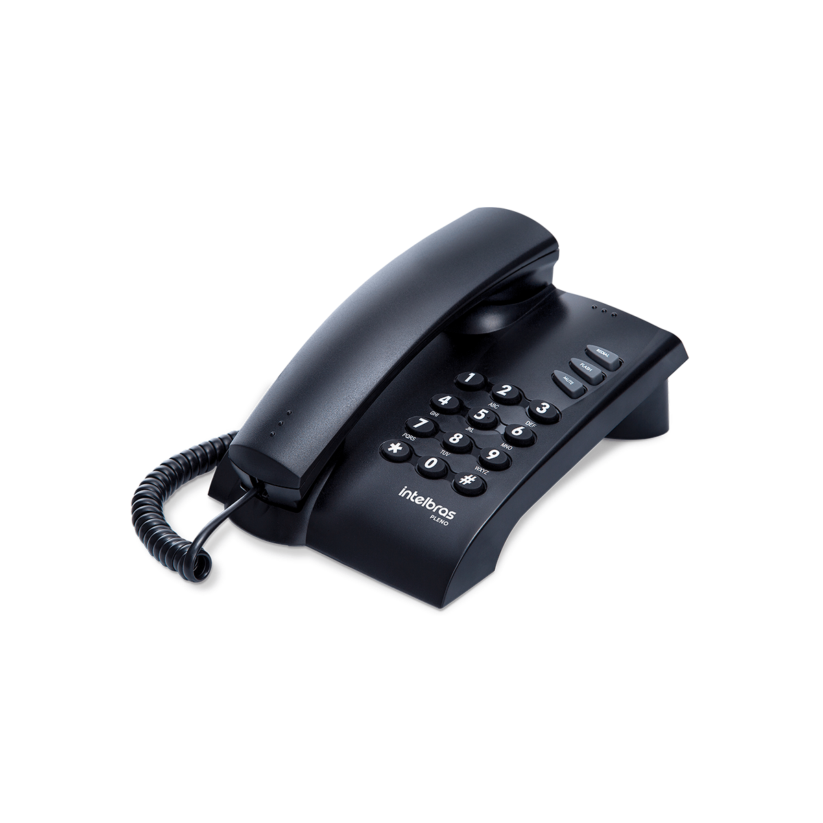 Telefone Pleno Intelbras Com Fio Preto