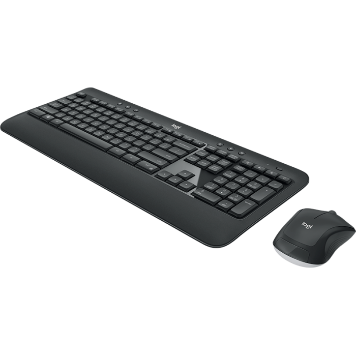 Kit Teclado e Mouse MK540 Advanced sem fio Layout ABNT2 Ambidestro Logitech