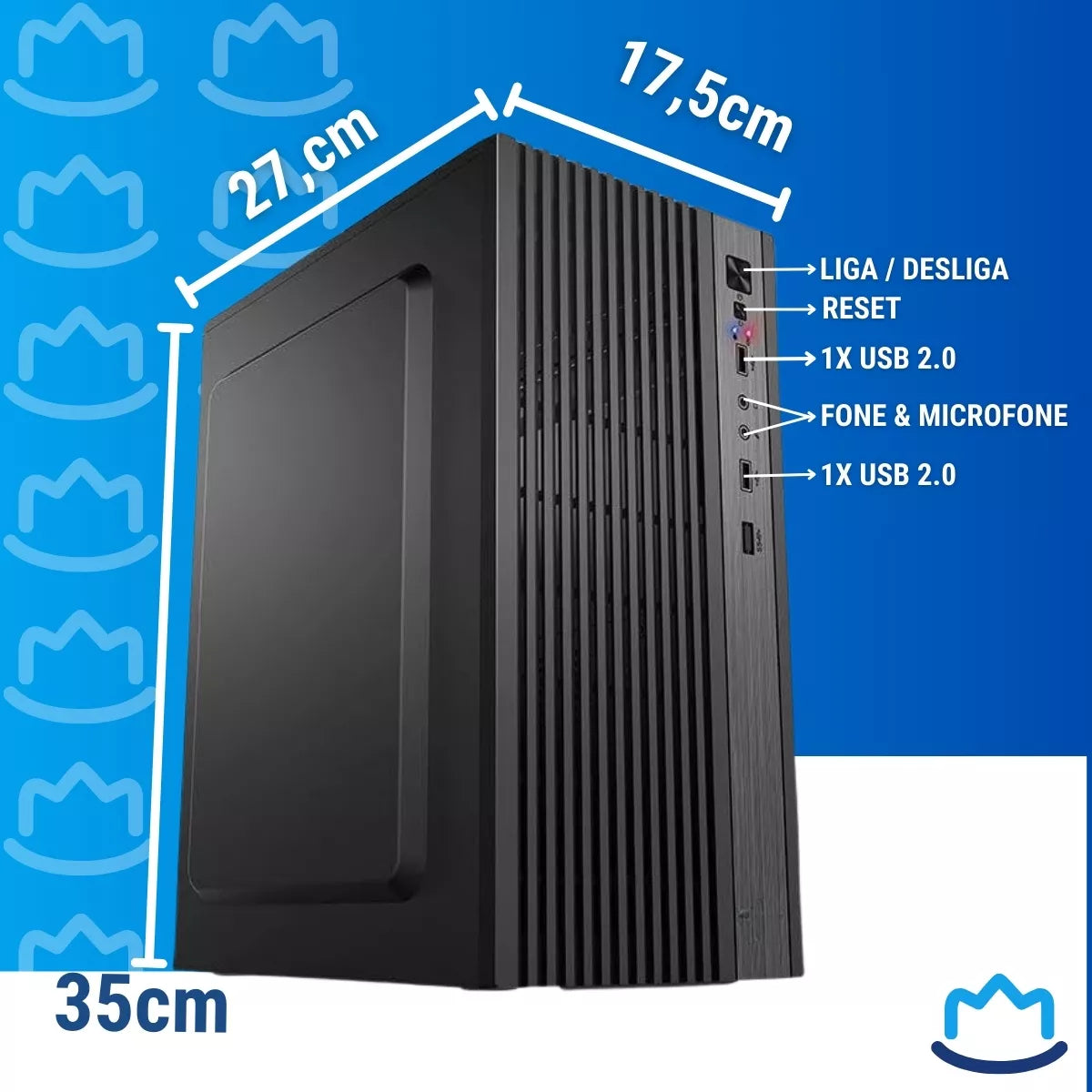 Computador Completo Intel I5 16gb Ssd 480gb Com Wifi Monitor
