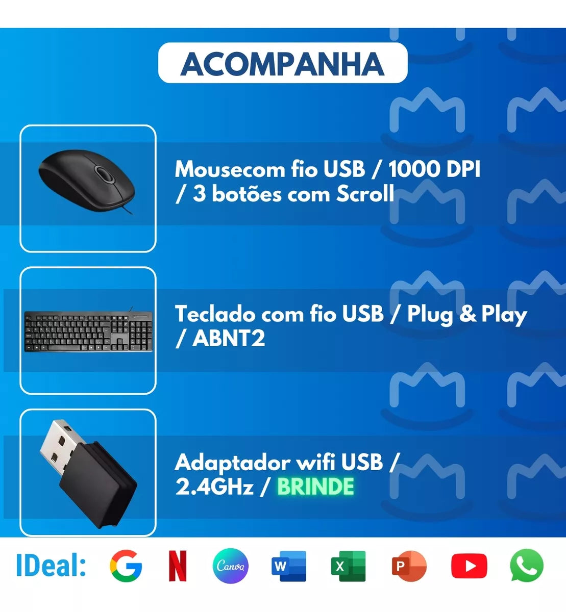 Computador Completo Intel I5 16gb Ssd 480gb Com Wifi Monitor