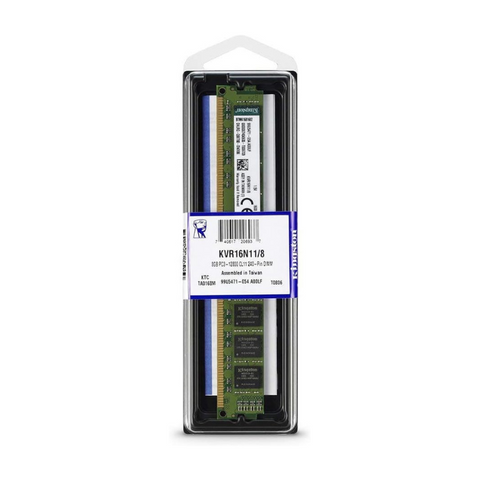 Memória RAM Kingston 8GB Ddr3 1600mhz Pc3 12800 KVR16N11/8 PC